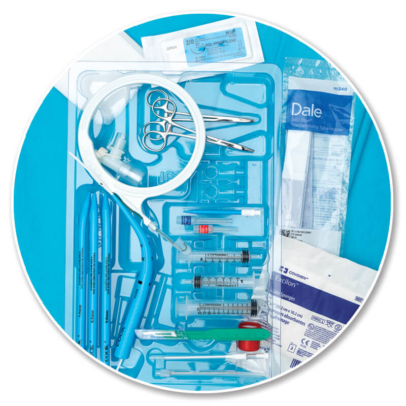 Blue Rhino G2-Multi Percutaneous Tracheostomy Introducer Tray